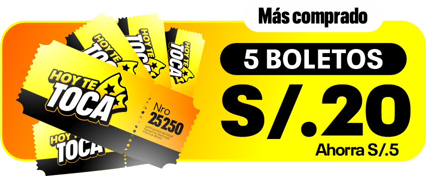 Oferta 5 Boletos